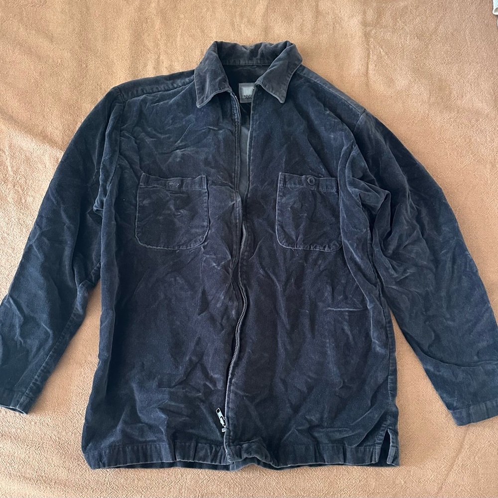Gray Suede Jacket